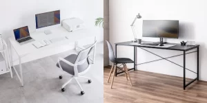 デュアルモニターも余裕！160×70cmの広々ワークデスクで自宅もオフィスも快適に