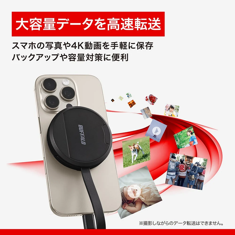 大容量データを高速転送するイメージ