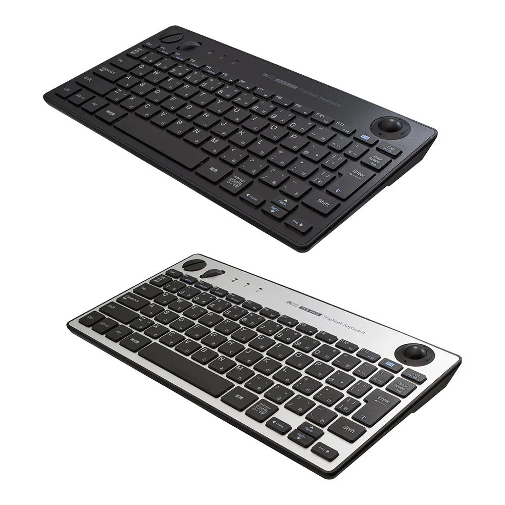 マウス不要でPC操作が劇的に変わる！1台2役の「無線トラックボールキーボード」が登場