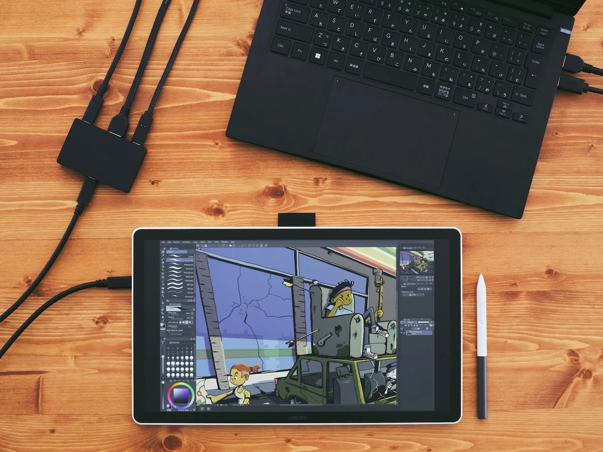 Wacom One 14使用イメージ