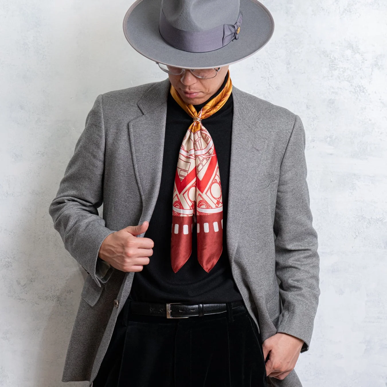 Map Camera 「Original Silk Scarf」