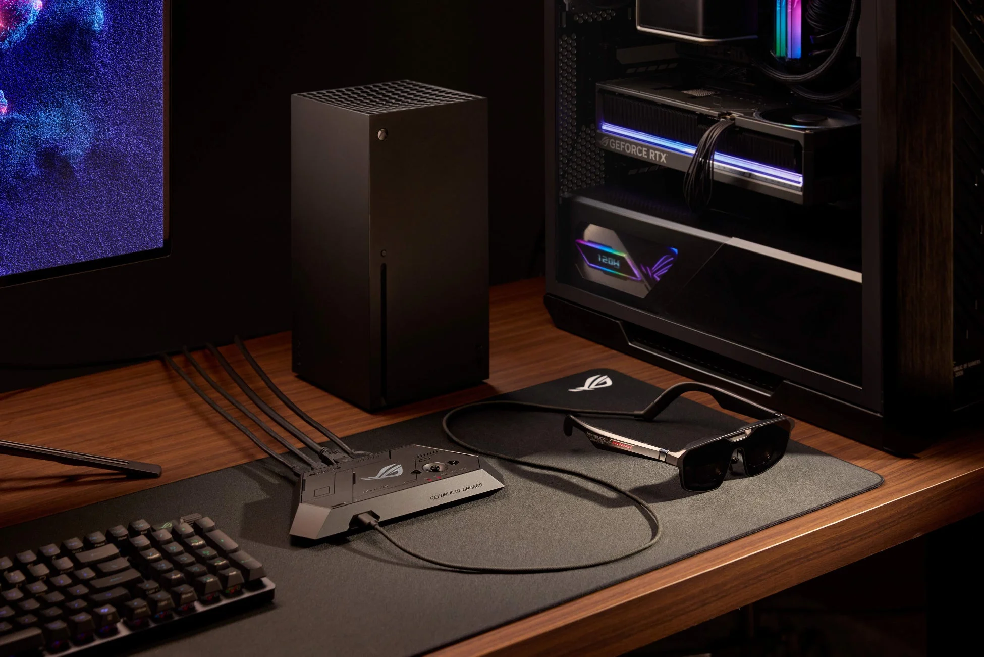 ROG XREAL R1 ゲーミングセットアップ