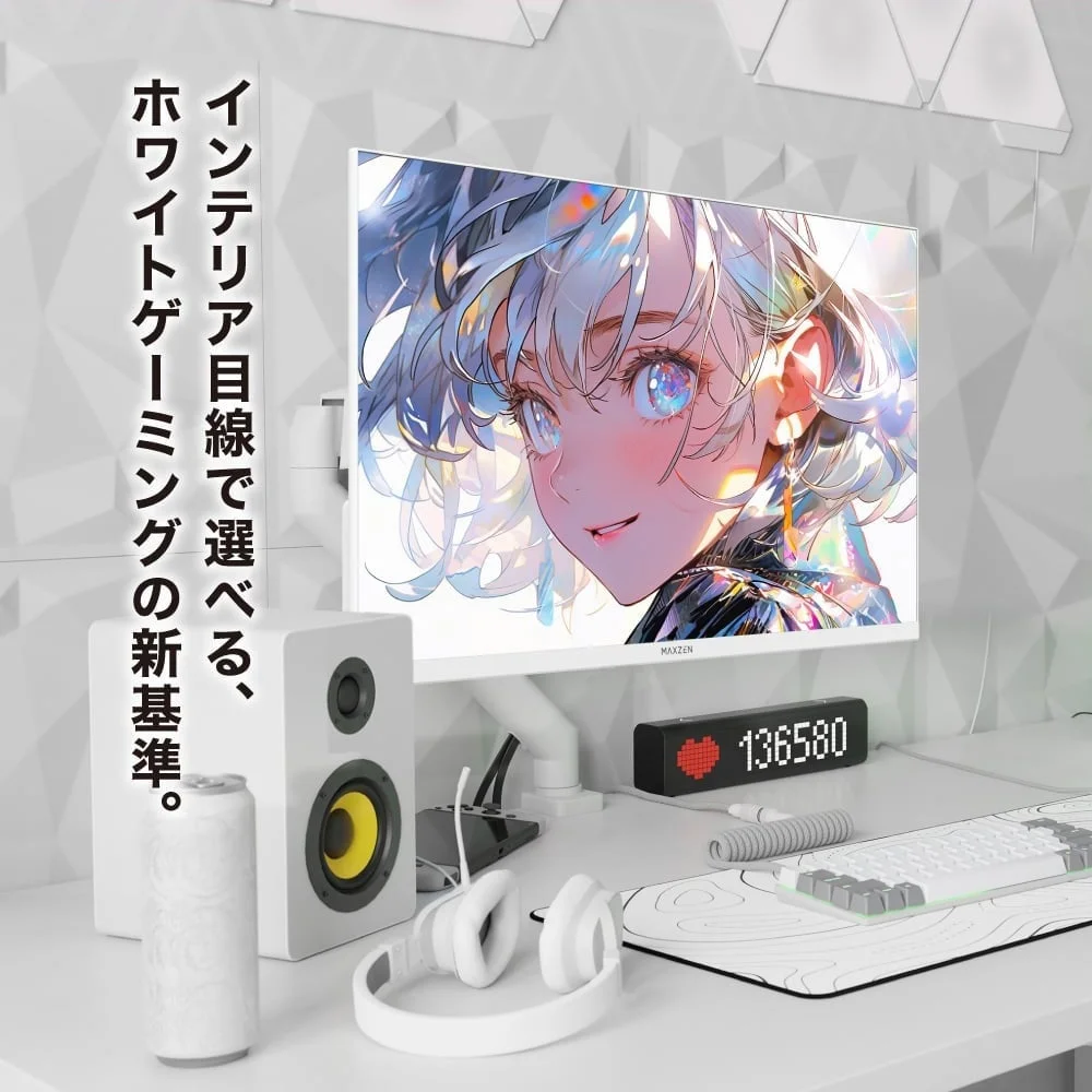 インテリア目線で選べる、ホワイトゲーミングの新基準