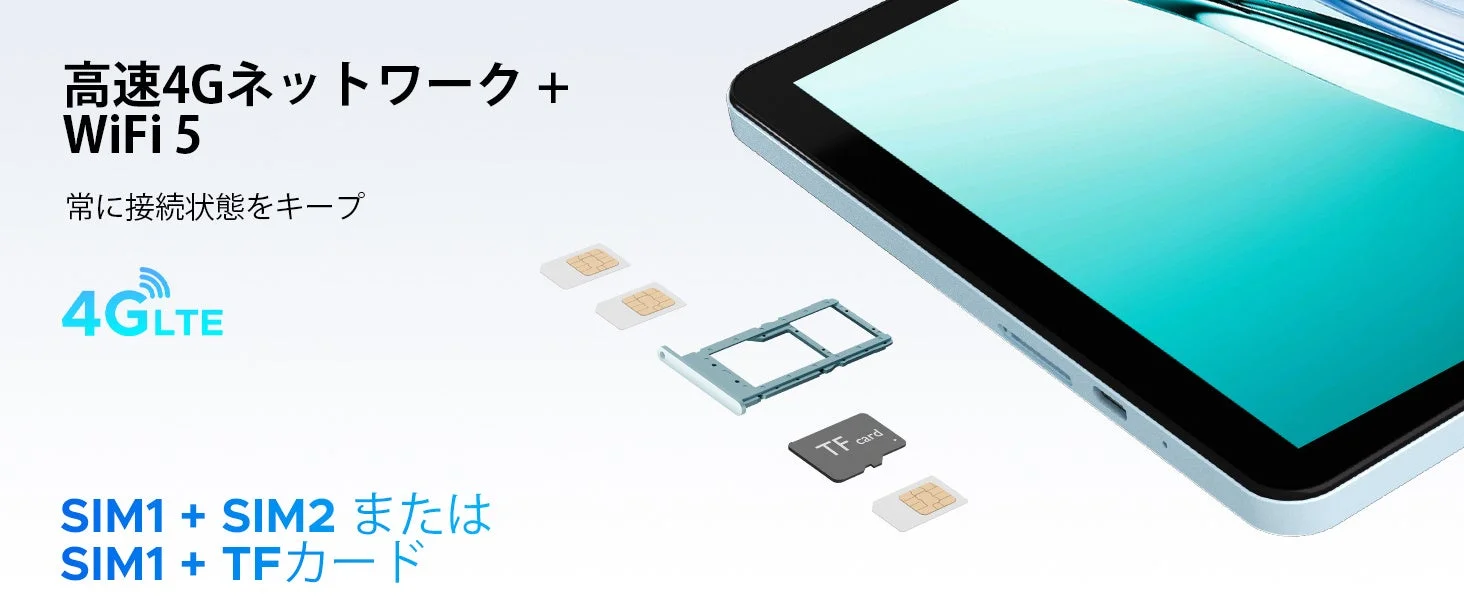 4G LTE通信対応