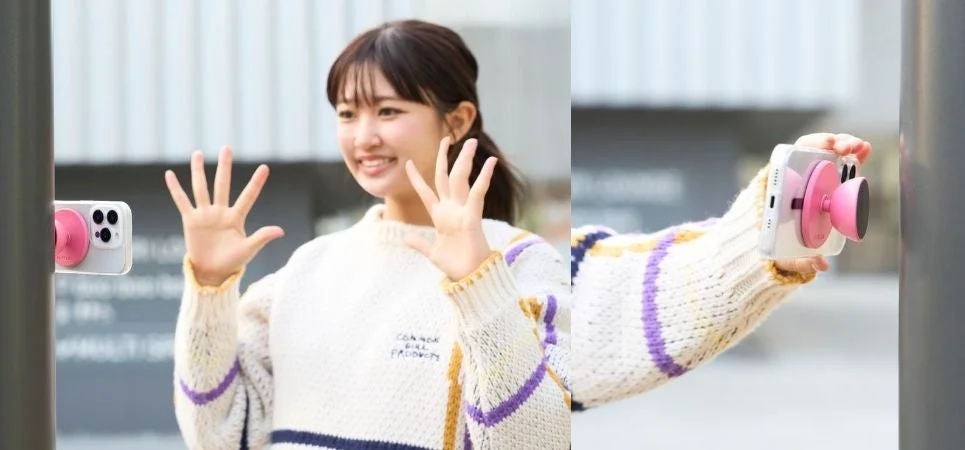 動画撮影が劇的に変わる！エレコムのマグネット式スマホスタンド「モバピタselfie」で、いつでもどこでも理想の画角を実現